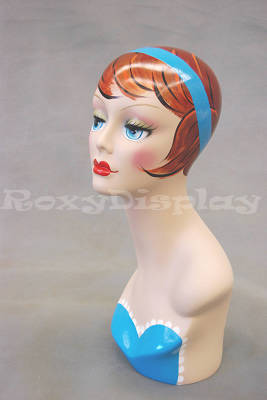 Mannequin Head Bust Wig Hat Jewelry Display #VF001  