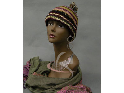 Mannequin Head Bust Wig Hat Jewelry Display BK #TinaB3  